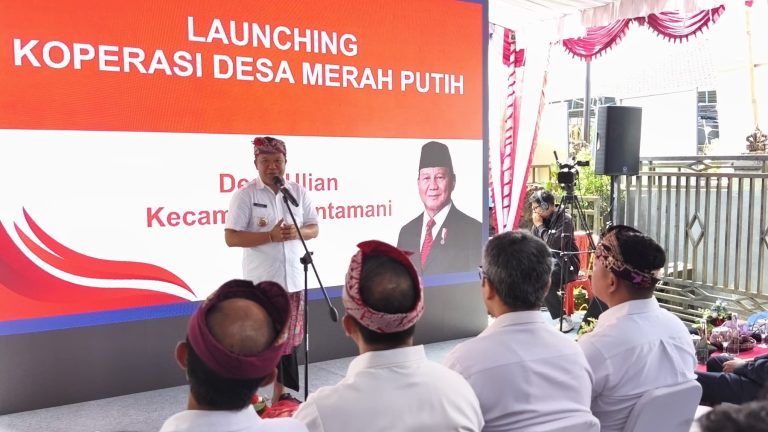 Bangli Luncurkan Koperasi Merah Putih