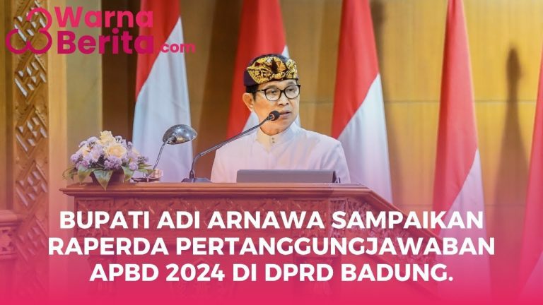 Bupati Adi Arnawa Sampaikan Penjelasan Raperda Pertanggungjawaban APBD 2024