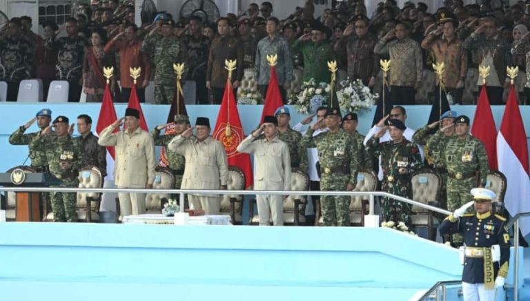 HUT ke-80 TNI, Presiden Tegaskan Pentingnya Kepemimpinan Profesional
