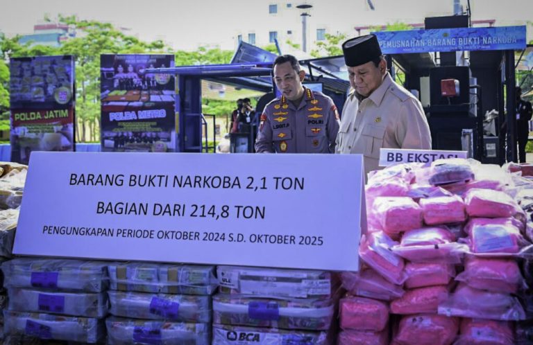 Narkoba Senilai Rp29,37 T Dimusnahkan