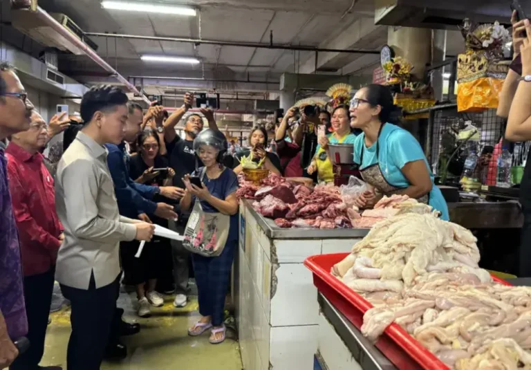 Wapres Kunjungi Pasar Badung, Tinjau Stabilitas Harga dan Transaksi Pembayaran Non Tunai