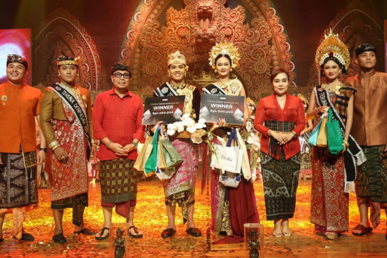 Kadek Refan Resepiyan Artadhi dan Wayan Inggi Pratiwi Sukses Sabet Gelar Teruna-Teruni Denpasar 2026