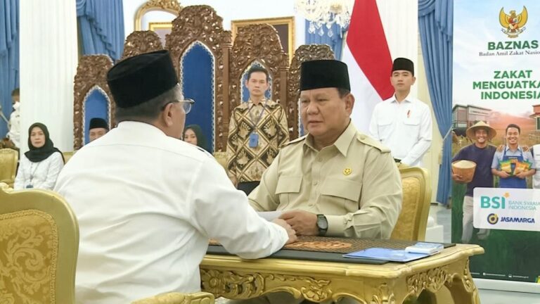 Presiden hingga Menteri Kabinet Merah Putih Berzakat, Terkumpul Lebih dari Rp3,8 Miliar