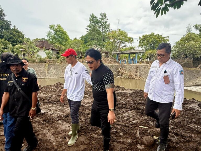 Wagub Giri Prasta Tinjau Lokasi Banjir Bandang di Banjar