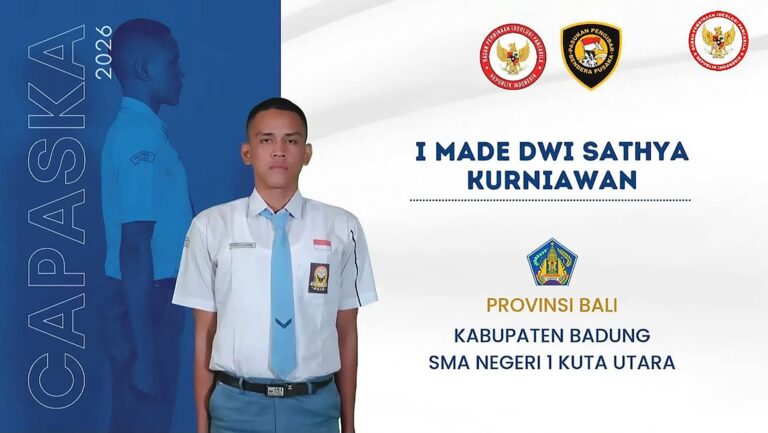 Putra Badung yang Terpilih Sebagai Paskibraka Pusat 2026