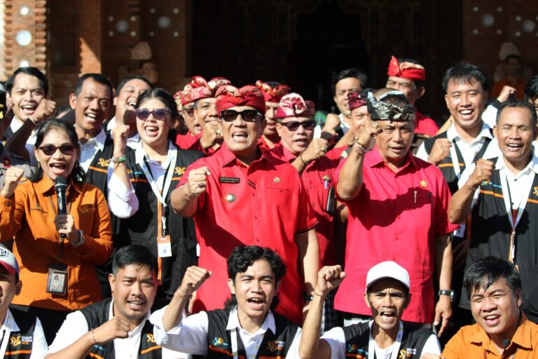 Bupati Sanjaya Lepas 439 Petugas Sensus Ekonomi 2026